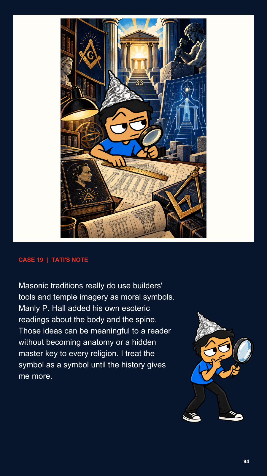 Tati's note at the end of the Master Builder chapter